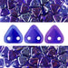 Vente Perles 2 trous CzechMates triangle cobalt vegas 6mm (10g)