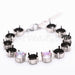 Bracelet sertir pour 12 Cristal 1122 rivoli SS47 argenté vieilli (1) - LaMercerieDesCopines