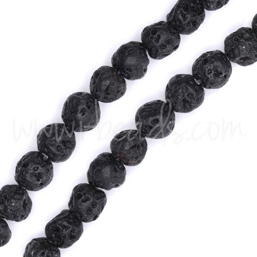 Creez Perles pierre de lave 6mm (1)