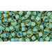 Acheter cc952 perles de rocaille Toho 8/0 rainbow light topaz/sea foam lined (10g)