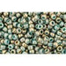 Vente en gros cc1703 perles de rocaille Toho 11/0 gilded marble turquoise (10g)