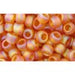 Creez cc162cf perles de rocaille toho 6/0 transparent rainbow frosted dark topaz (10g)