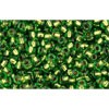 Achat cc742 - Toho frøperler 11/0 kobberfôret peridot (10g)