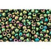 Creez cc508 perles de rocaille Toho 11/0 higher metallic iris olivine (10g)