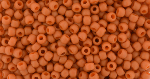 Achat cc2611F - Toho frøperler 11/0 halvglasert oransje (10g)