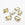 Vente au détail sett rhinestone perler x6 sitron rektangler 14x10mm for å sy eller lime - Glass rhinestones